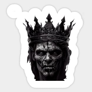 Zombie King Sticker